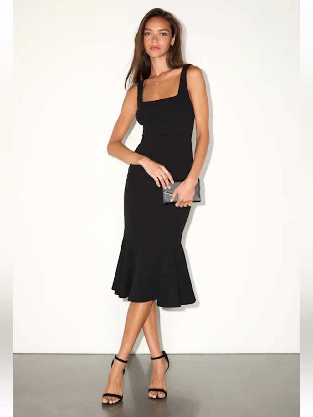 Lulu's Black ‘Moment maker’ dress. Size Small